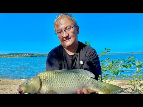 Видео: Рыбалка и отдых в живописном месте. Ловля карпа. Астана- Боровое