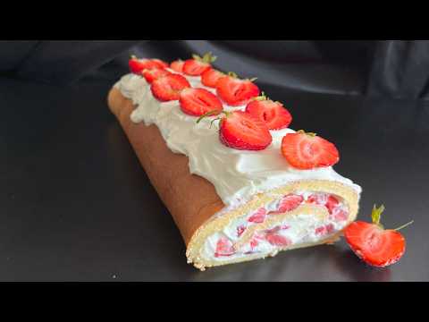 Видео: Как приготовить самый лёгкий клубничный торт на свете!