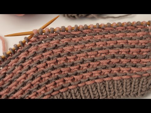 Видео: ТАК ВЫ ТОЧНО НЕ ВЯЗАЛИ!!! – просто добавьте еще один цвет в узор 😃