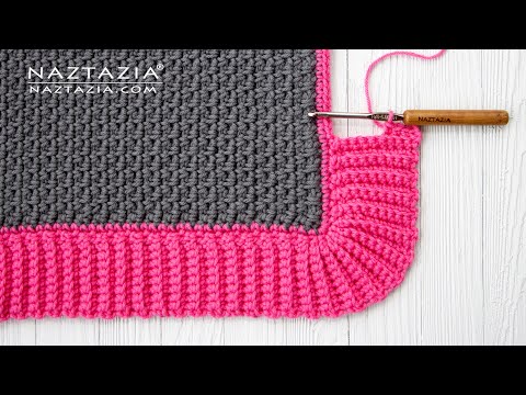 Видео: КАК СВЯЗАТЬ КРЮЧКОМ БОКОВУЮ КАЙМУ ОДЕЯЛА - Простой и легкий урок по вязанию крючком от Naztazia