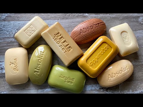 Видео: ASMR Cutting rancid soap| Soap carving | Резка прогорклого мыла