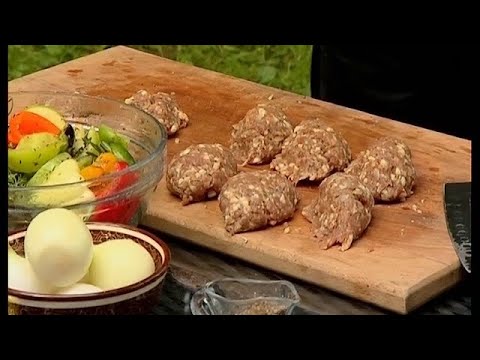 Видео: Люля кебаб. Овощи гриль