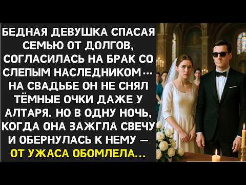 Видео: Вика вышла за слепого ради денег. Полюбила его по-настоящему. Но он скрывал страшную тайну от неё.