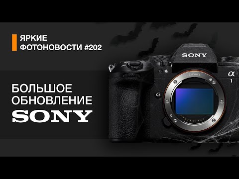Видео: Яркие Фотоновости #202 Большое Обновление Sony. Тизер Canon R6 mark III. Новые Peal Design и другое!