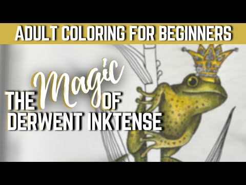 Видео: РАСКРАСИМ! | МАГИЯ ЧЕРНИЛ DERWENT | Дервент Инктенсе для начинающих