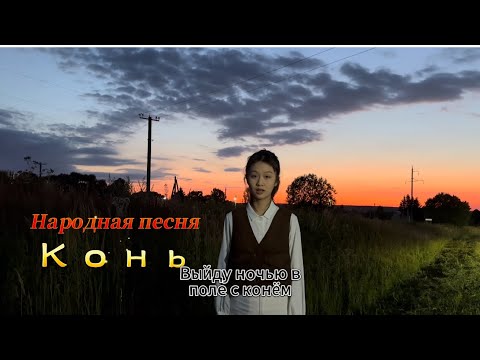 Видео: Юная китаянка Мохань поет  русскую песню  “Конь” на двух языках в поле Тулы (cover Пелагея)
