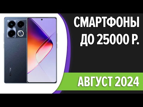 Видео: ТОП—7. Лучшие смартфоны до 25000 рублей. Июль 2024 года. Рейтинг!