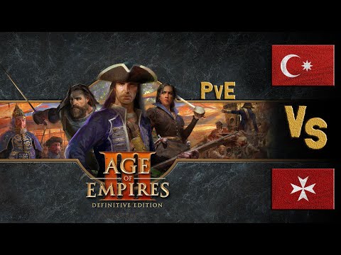 Видео: Запредельно силён? Или нет Age of Empires 3 DE Османы vs Мальтийцы