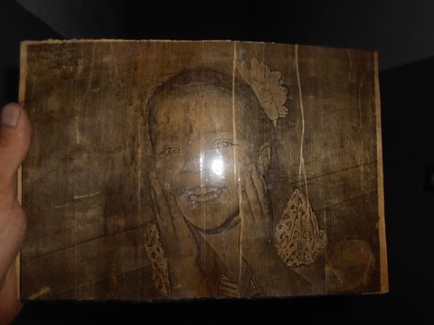 Видео: перенос фото. Transfer image. Простой способ переноса фото на любой материал