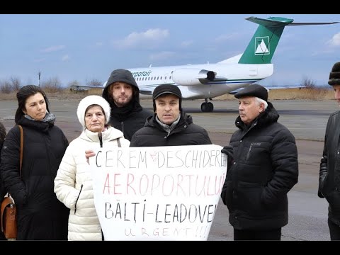 Видео: В Бельцах могут снова открыть аэропорт, сообщил министр инфраструктуры Владимир Боля