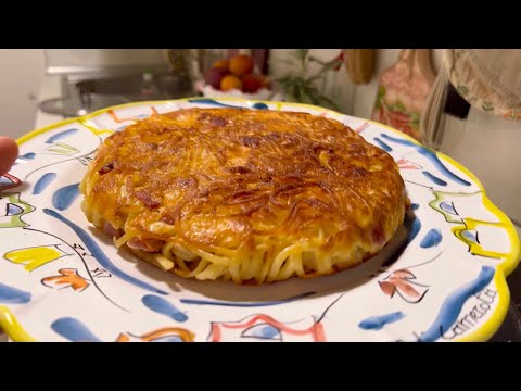 Видео: Пица от спагети, класическа неаполитанска рецепта