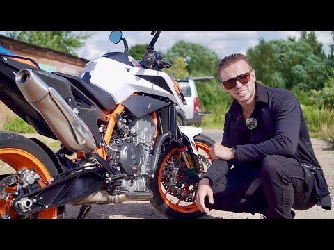 Видео: KTM Duke 890 R разгон быстрее спорткара / Тест-драйв 2021