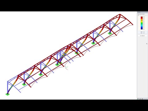 Видео: RFEM.  Расчет на устойчивость в модуле RF-STABILITY