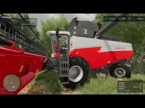 Видео: Farming Simulator 22  уборка овёса часть 1