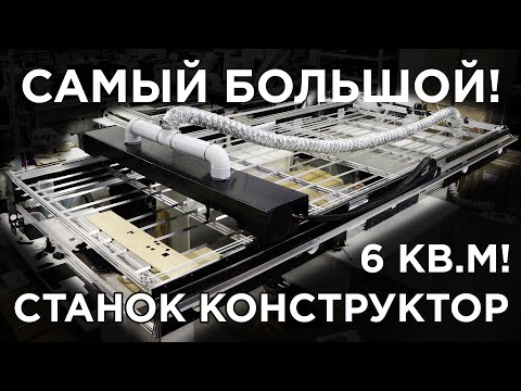 Видео: Самый большой станкокомплект для швейного производства, лазерный станок VIRAND CONSTRUCTOR 3000x1500