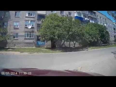Видео: г. Пологи. Вид из авто.