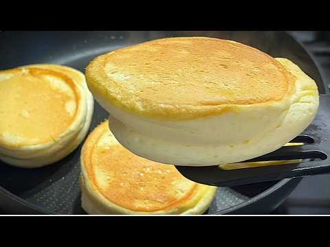Видео: Японские блины-суфле: рецепт воздушных и пушистых блинов для идеального завтрака