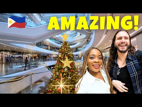 Видео: Рождество в САМОМ РОСКОШНОМ торговом центре на Филиппинах 🇵🇭