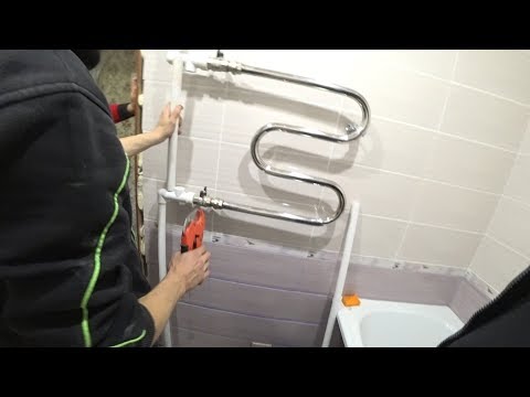 Видео: Установили байпас. Перепаяли стояк.