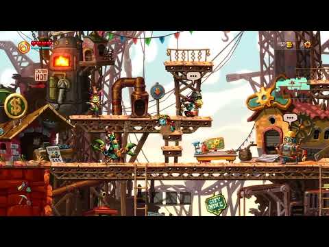 Видео: SteamWorld Dig 2 (Стрим 2 - Добираемся до поселения Бомжей)
