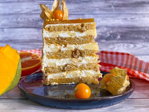 Видео: Вкуснейший Тыквенный Торт
