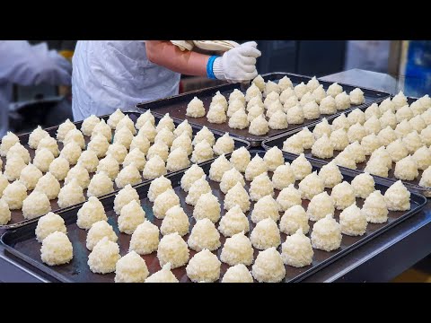 Видео: Кокосовое печенье, молочный пирог, лимонный пирог - Корейская уличная еда