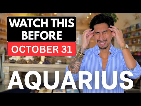 Видео: Водолей 😧 «Вы пытались их избегать... ЭТО ПРОИСХОДИТ 31 ОКТЯБРЯ» 🌟 Знак зодиака Водолей