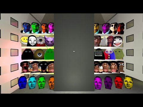 Видео: Obunga Nextbot, Nico's Nextbots Family, Angry Munci, Jundale Pringle Family, Selene Family в Gmod