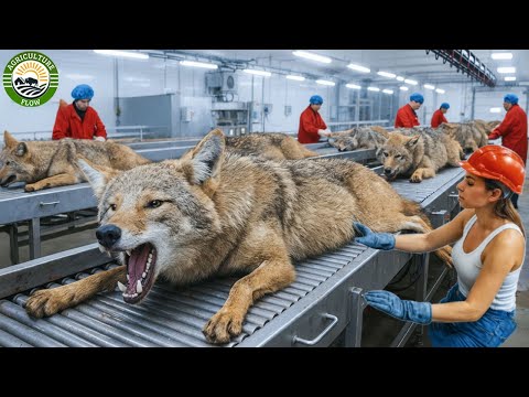 Видео: Как фермеры отлавливают и перерабатывают миллионы койотов — взгляд изнутри на индустрию США стоим...