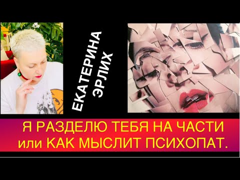 Видео: ФРАГМЕНТАРНОЕ МЫШЛЕНИЕ ПСИХОПАТА. Екатерина Эрлих.