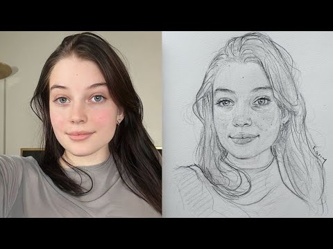Видео: Давайте нарисуем несколько потрясающих портретов!🌟