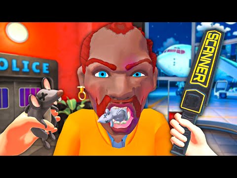 Видео: ХУДШИЙ ОХРАННИК В АЭРОПОРТУ ЗАСТАВИЛ КЛИЕНТОВ СЪЕСТЬ ЭТО... 🐭- I Am Security