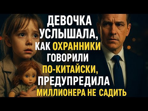 Видео: ДЕВОЧКА услышала, как ОХРАННИКИ говорили по-КИТАЙСКИ, и ПРЕДУПРЕДИЛА миллионера не садиться в МАШИНУ