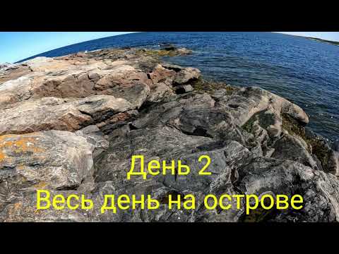 Видео: Белое море, кандалакшский залив. День 2. Провели весь день на острове. Горбуши нет.