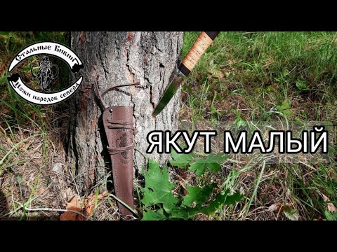 Видео: Нож Якут малый . Стальные бивни.