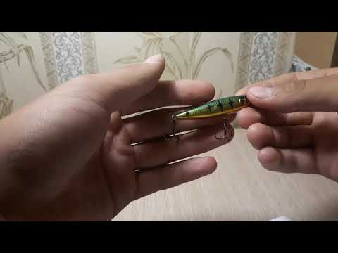 Видео: Видеообзор воблера Jackall Chubby Pencil по заказу с fmagazin