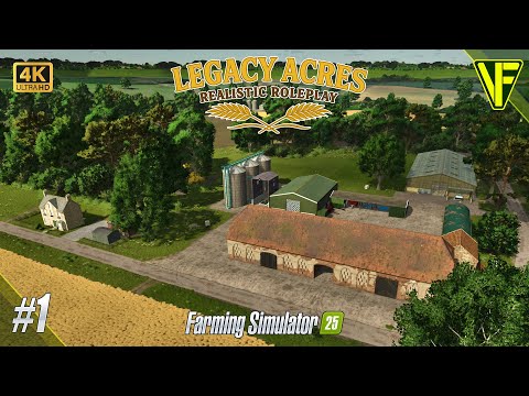 Видео: Начало нового в Норфолке | Legacy Acres. Эпизод 1 | Реалистичная ролевая игра FS25