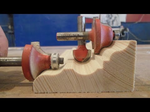 Видео: Красивый профиль для карниза ручным фрезером.