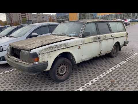 Видео: Volvo 245 со сносов гаражей на ул Фучика