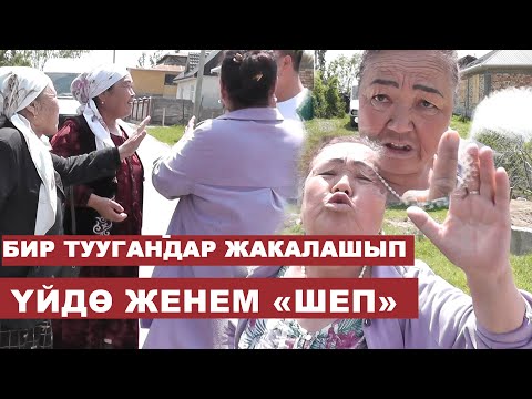 Видео: "Акем КА*ЧЫК,  жеңем дөбөт" деген бир туугандар чыры ырбады. Үй талашып жатышат