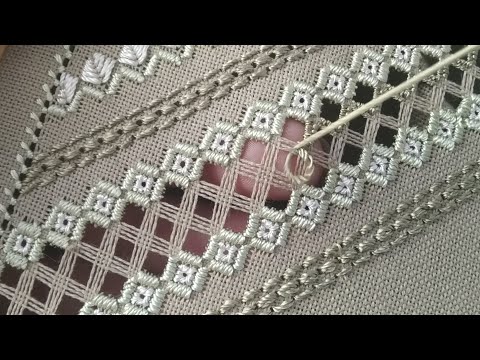 Видео: Ажурна вишивка| Хардангер| Hand embroidery|