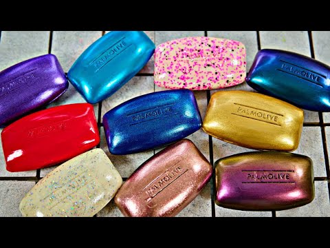 Видео: ASMR Soap/ cutting dry painted soap/ резка сухого крашенного мыла @BossinAsmr