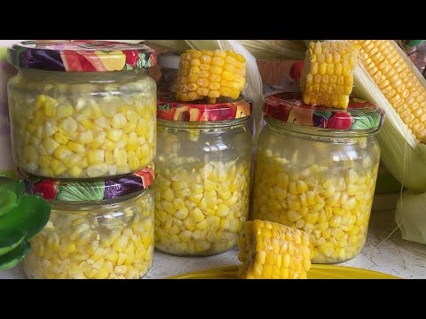 Видео: Кукуруза на зиму. Легкий и простой способ консервации. Заморозка. Corn for the winter.
