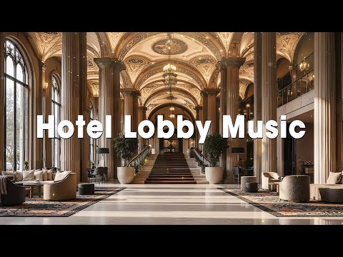 Видео: Почувствуйте успокаивающую атмосферу джаза в элегантном роскошном лобби отеля