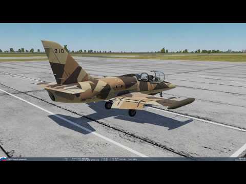 Видео: L-39C/CZ. Запуск, руление и взлет (DCS World).