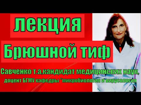 Видео: Брюшной тиф.Брюшной тиф- лекция по микробиологии.