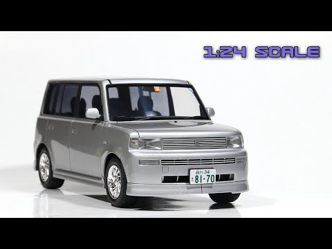 Видео: Toyota BB (1/24 scale model ) Toyota BB ( 1/24 Масштабная модель )