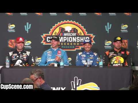 Видео: NASCAR на автодроме Phoenix Raceway, ноябрь 2025 г.: гонщики чемпионата 4 перед гонкой