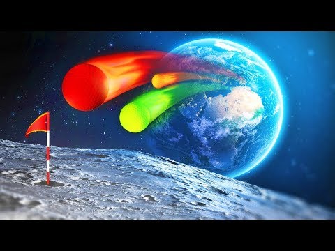Видео: САМАЯ БЕЗУМНО ДАЛЕКАЯ ЛУНКА ОТ ЗЕМЛИ С НЕРЕАЛЬНОЙ СКОРОСТЬЮ - БЕЗУМНЫЕ УДАРЫ КЛЮШКОЙ В GOLF IT