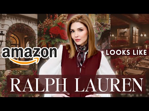 Видео: Как создать рождественский образ в стиле Ральфа Лорена 🎁 (с ограниченным бюджетом от AMAZON!)